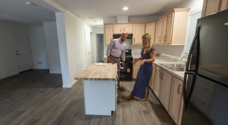 ‘Reinvest in our community’: City of Williamsport officials tour formerly blighted, newly renovated home